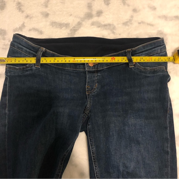 H&M & DENIM SKINNY COUPE HIGH RIB MATERNITY JEANS. SIZE (M) - Picture 10 of 15